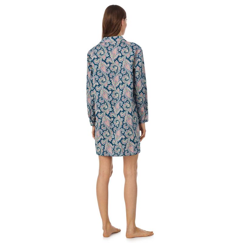 Lauren Ralph Lauren Cotton Lawn L/S His Shirt Sleepshirt image number 1